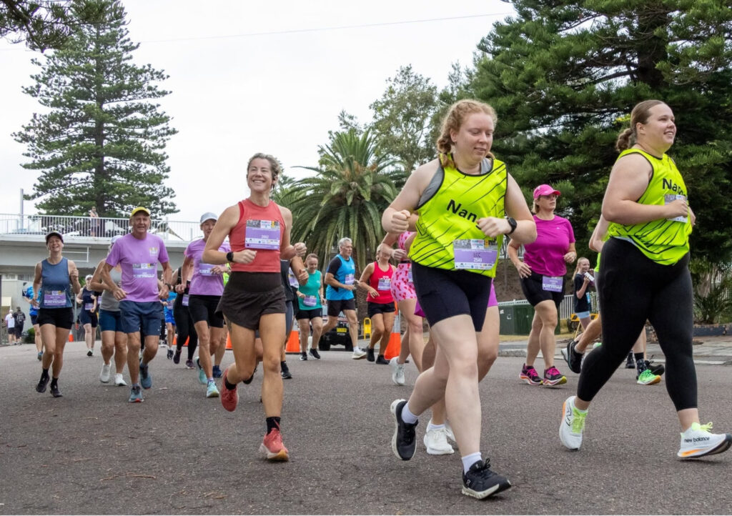 Runners taking part in Run Fest Central Coast on the NSW Central Coast